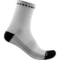 Castelli Rosso Corsa 11 Socks Weiß,Schwarz EU 39-41 Frau