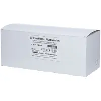 MEDENTA Mullbinden elastisch 10 cm x 4 m 20 St