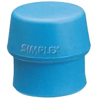 HALDER SIMPLEX 3201060 Einsatz, TPE-soft, blau, 60 mm