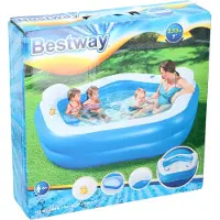 Bestway Aufblasbar Planschbecken - 213x206 cm - Familie Fun - - One Size - Planschbecken