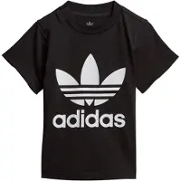 Adidas T-Shirt Trefoil DV2829 Schwarz Regular Fit