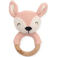 Jollein Beißring 7 cm Deer Pale Pink