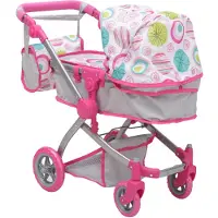 Cangaroo Nano Puppenwagen pink Rose 9651B