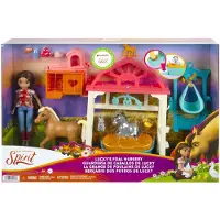 Spirit Luckys Tierbaby-Pflegestation mit Pony & Fohlen Puppe