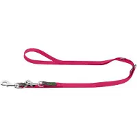 Hunter - Adjustable Leash Convenience - Hundeleine Gr Länge max. 200 cm - Breite 1,5 cm raspberry