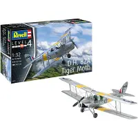 Revell D.H. 82A Tiger Moth, Fixed-wing aircraft model, Assembly kit, 1:32, D.H. 82A Tiger Moth, Any gender, Plastic