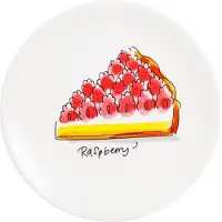 Blond Amsterdam Kuchenteller Himbeerkuchen in Bunt - 18cm | Gr.: onesize