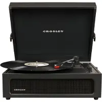 Crosley Voyager Portable Turntable mit Bluetooth Out schwarz