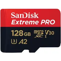 SanDisk Extreme PRO microSDXC 128 GB 200 MB/s A2 C10 V30 UHS-I