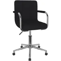 vidaXL Bürostuhl Drehbar Schwarz Stoff