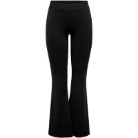 ONLY Jerseyhose "ONLFEVER – Jerseyhose mit Stretch und ausgestelltem Bein" skinny fit, casual, Jersey, Polyester, ohne Ausschnitt
