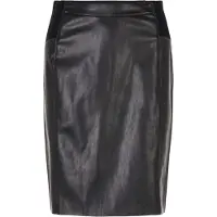Vero Moda Lederimitatrock "VMBUTTERSIA HW COATED SKIRT NOOS" Lederimitat, high waist