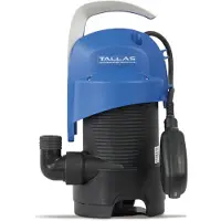 Tallas Tauchpumpe - Schmutzwasserpumpe - Gartenpumpe D-DW 400 - flachsaugend