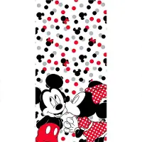 Disney Mickey Mouse Cotton Towel Minnie 140x70 Cm Mehrfarbig