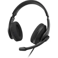 Hama HS-P200 V2, Kabelgebunden, Büro/Callcenter, 20 - 20000 Hz, Kopfhörer, Schwarz