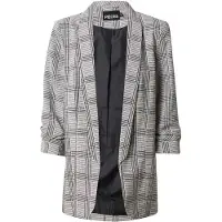 Pieces Boss 3/4 Printed Blazer