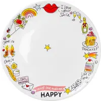 Blond Amsterdam Speiseteller Fröhlich in Bunt - 26cm | Gr.: onesize