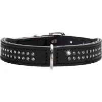 Hunter Halsband Diamond Petit XXS-XS (27), schwarz