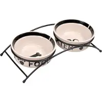 Trixie Napf-Set Keramik Metall 2 x 600 ml