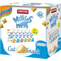 Animonda Mixed Pack Milkies Knuspertaschen - Sparpaket 18 x 30 g (4 Sorten)