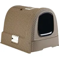 Curver Rattan Katzentoilette mocca
