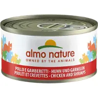 Almo Nature HFC Natural Huhn mit Garnelen Katzen-Nassfutter (70 g)