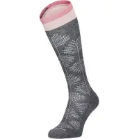 Sockwell Kompressionsstrümpfe Damen Full Floral Grau Stretch-Nylon