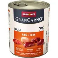 Animonda GranCarno Nassfutter mit Rind und Huhn für adulte Hunde getreidefrei 24x800 g