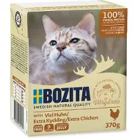 Bozita Hühnerstückchen in Geleé Nassfutter Katze