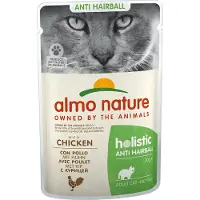 Almo Nature Anti Hairball Katzenfutter - Frischebeutel - Huhn - 30 x 70 g
