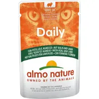 Almo Nature Daily mit Kalb und Lamm Katzen-Nassfutter (70 g)