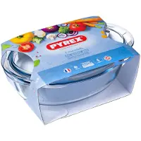 Pyrex Ovale Glas-Kasserolle 3 l - Essentials 4-in-1 -