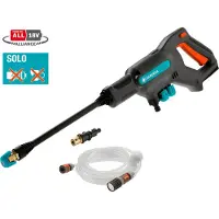 Gardena AquaClean 24/18V P4A, Kompakt, Akku, 5 m, Schwarz, Blau, Orange, 250 l/h, 24 bar