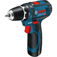 Bosch GSR 10,8-2-LI Professional, Lithium-Ion (Li-Ion), 10.8 V, 2.0 Ah, 169 mm, 178 mm, 950 g