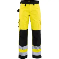Blakläder Damen Warnschutzhose 7155 gelb, schwarz Grösse 25