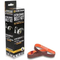 Work Sharp Knife & Tool Sharpener Ken Onion Edition (Mk.1 & Mk.2), Replacement Belt Kit WSSAKO81117, 5-teiliges Schleifband-Set, P120 Körnung