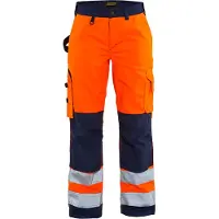 Blakläder Damen Warnschutzhose 7155 orange, marine Grösse 24