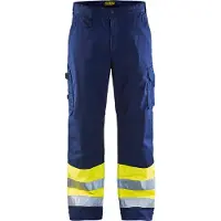 Blakläder Warnschutz Bundhose HIGH VIS - C54 - Marine / Gelb