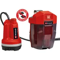Einhell Klarwasserpumpe "GE-PP 18 RB Li-Solo" 3000 l/h max. Fördermenge, ohne Akku
