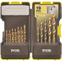 Ryobi 5132004390 RAK19HSS2 19-teiliger HSS-Bohrersatz