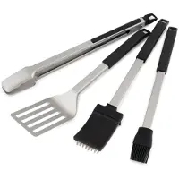 BROIL KING BBQ Baron 64003 Edelstahl 4 Stück Grillzubehör Set