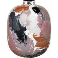 Broste Copenhagen Thyra Vase Mix dunkle Farben - Ø40cm
