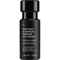 Allies of Skin Peptides & Omegas Firming Eye Cream – straffend aufhellend 15 ml