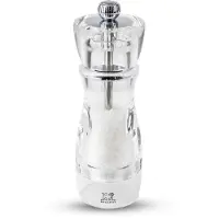 Peugeot Salzmühle VITTEL 16cm Acryl Transparent Stahlmahlwerk Gewürzmühle