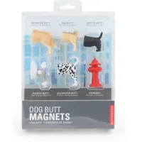 Kikkerland - Dog Butt Magnets 6 Per Set