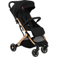 Momi ESTELLE Buggy Kinderwagen - Leicht, Stoßdämpfung 4 Räder, Koffer - Schwarz