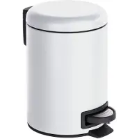 Wenko Kosmetik Treteimer Mod. Leman Weiß 3L, mit herausnehmbarem Einsatz