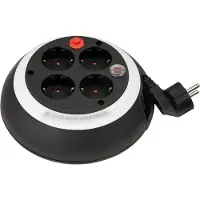 Brennenstuhl Comfort-Line CL-S coiled extension cord 4 sockets 3m (1109224)