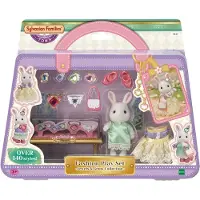 Sylvanian Families 5647 Ruby's Modekoffer, Puppenhaus, mehrfarbig