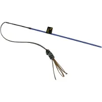No Brand PURRfect - Leather Bouncer Spielangel - Rod Length: Approximately 30 inches